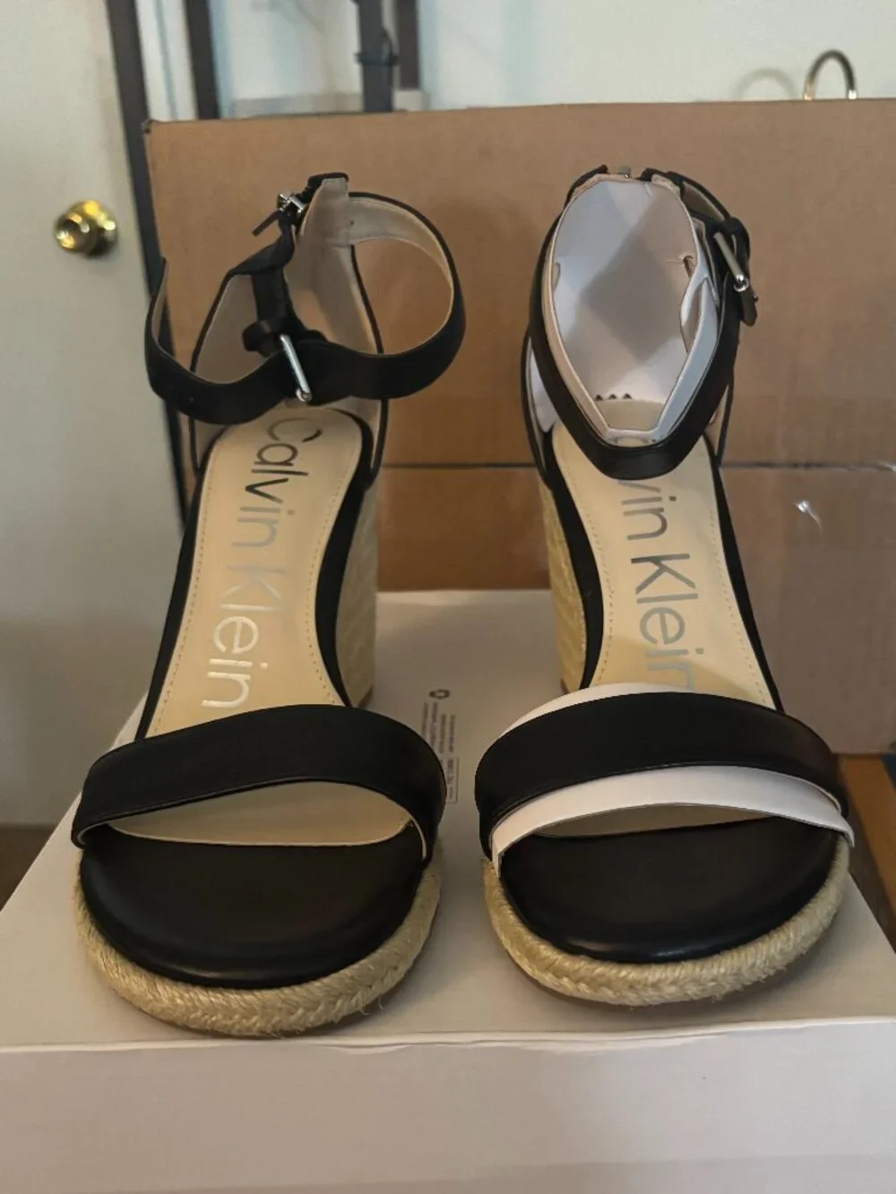 Calvin Klein Black Wedge 8.5